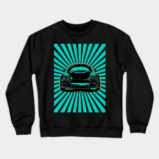 RWB Porsche 964 - TURQUOISE Crewneck Sweatshirt